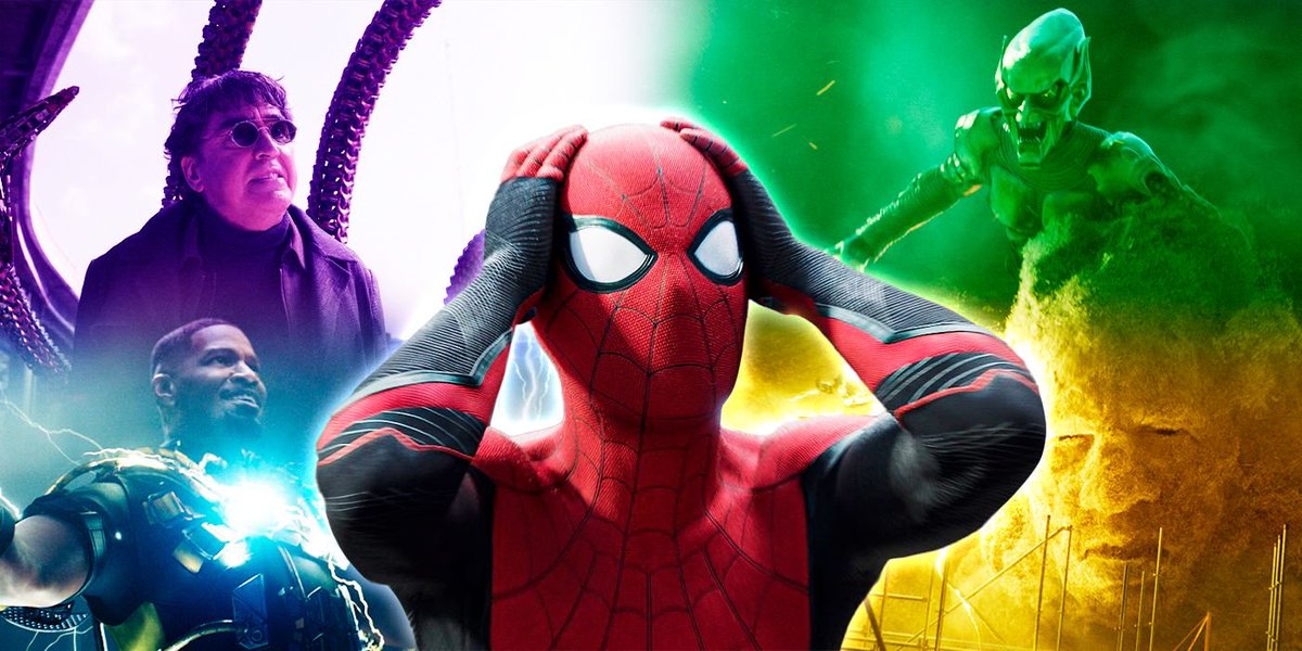 Sksj002's tweet photo. Marvel accidentally created the biggest problem for Tom Holland's Spider-Man.

Four solo movies later, and he still doesn't have a single iconic Spider-Man villain that's actually his.

Vulture's conflict was because of Tony Stark. Mysterio wanted revenge on Iron Man. No Way Home brought back Green Goblin, Doc Ock, Electro, Lizard and Sandman but they all belonged to other universes, not the MCU's Peter Parker.

Then Brand New Day doubled down on the problem by making the main threats mutant/X-Men characters instead of classic Spider-Man villains. Even if the movie works, it's another film where Peter isn't building rivalries with his own rogues gallery.

Now Marvel has backed itself into a corner. Peter has already met versions of Norman Osborn, Otto Octavius and Curt Connors, so introducing traditional MCU versions with the same emotional connections won't have the same impact.

Spider-Man's greatest strength has always been his villains. Four movies in, Tom Holland is still borrowing everyone else's.