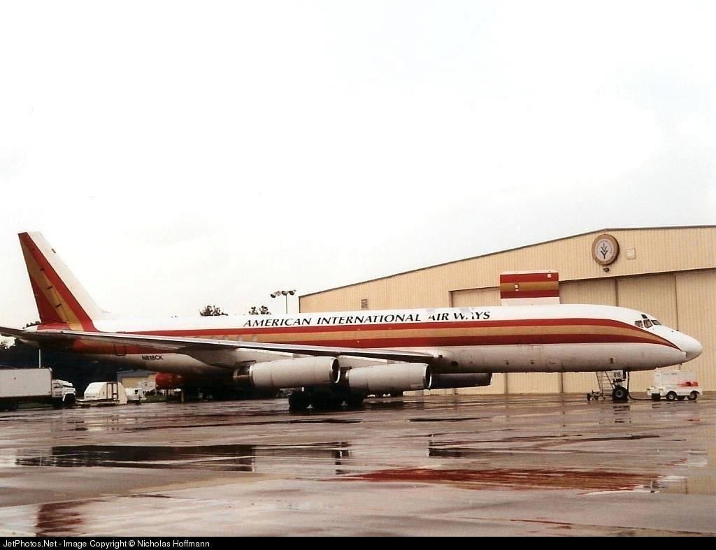 n194at's tweet photo. American International Airways
Douglas DC-8-62H(CF) N818CK
HUF/KHUF Terre Haute Regional Airport
July 8, 1998 - my photo
#AvGeek #Aviation #Airline #AvGeeks #Douglas #DC8 #Kalitta #AIA #HUF #TerreHaute @TeamKalitta ๐บ๐ธ https://t.co/Rp26Tc2EHe