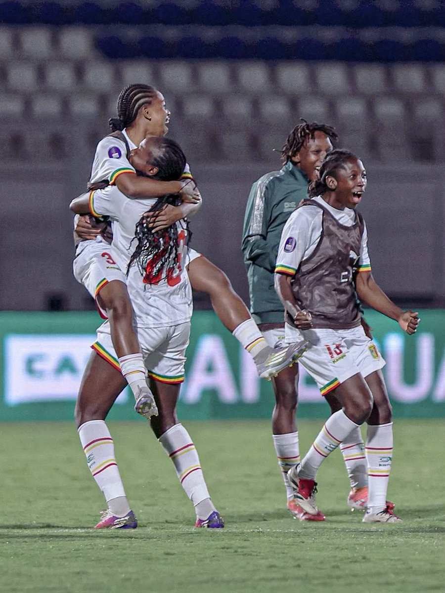 UEauMali's tweet photo. 🏆⚽ La CAN Féminine TotalEnergies CAF 2026 !
Nous commençons la semaine en beauté avec la victoire des Aigles Dames du Mali, qui se sont imposées sur le score de 3 à 2 face au Cap-Vert !
Allez les Aigles ! 💪🏾Vivement le prochain match !
#TotalEnergiesWAFCON2026 #EngagésauMali https://t.co/sujjNbzz7U