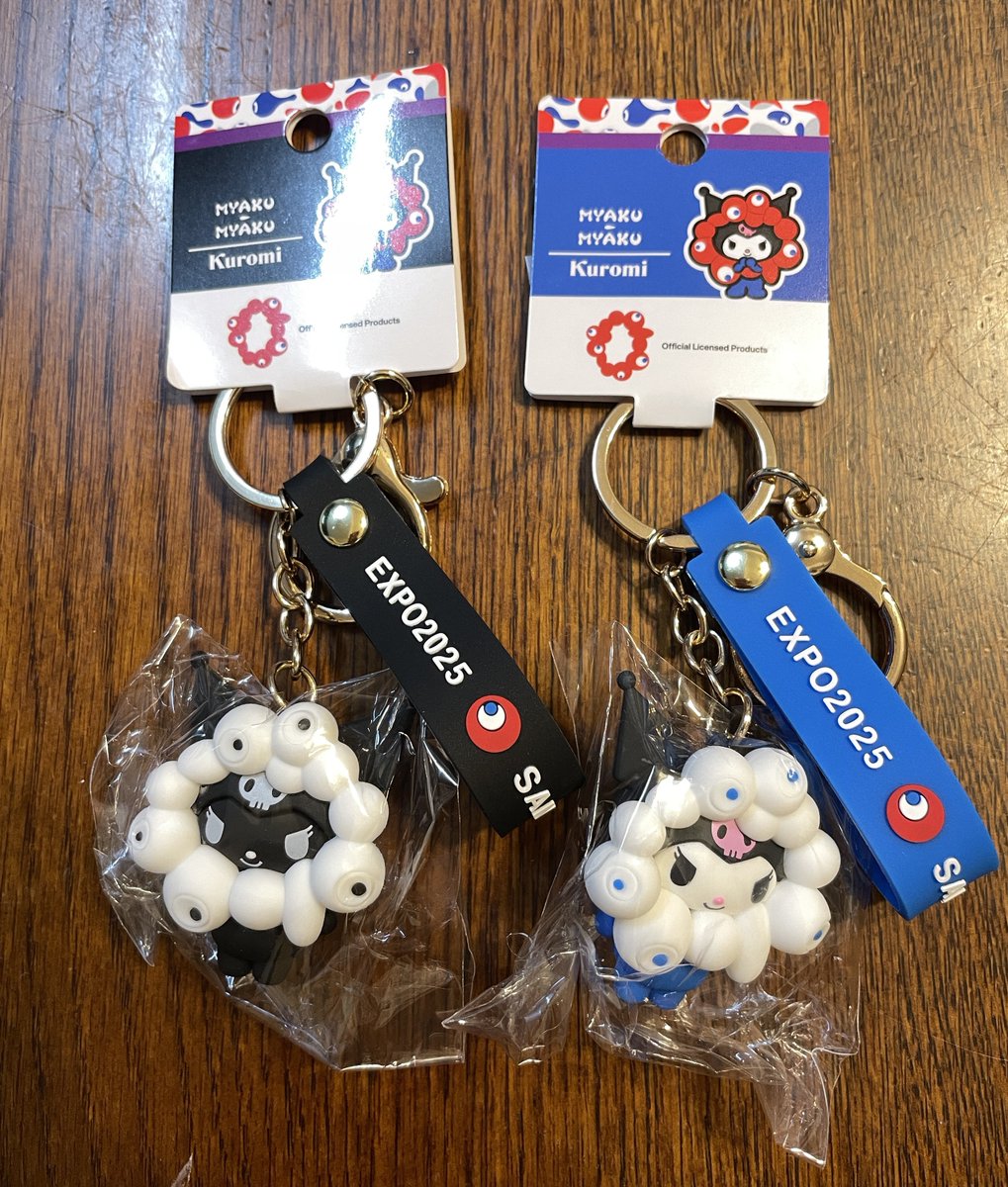 si68ma's tweet photo. 新しいのが出てるとの情報を得て、オフィシャルショップにいったら行ったら二つも出てた。どこまで出すねん！どれだけ出すねん！
でもクロミは外せない

#クロミ
#ミャクミャク
#大阪関西万博
#EXPO2025
#サンリオ https://t.co/T2V9xlKohf