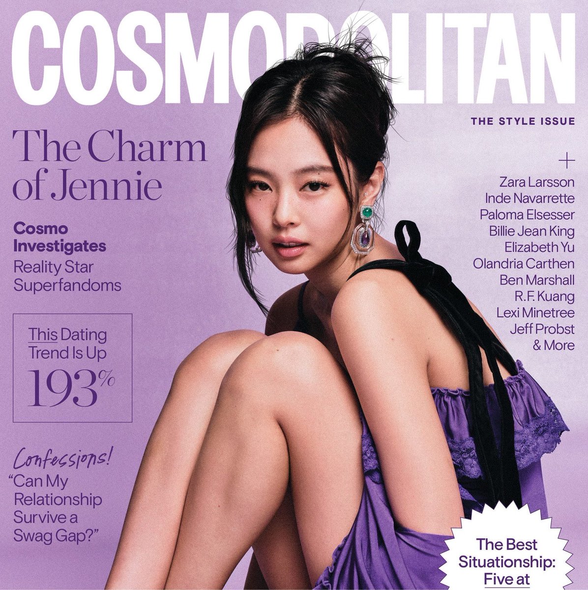 p1nks4vage's tweet photo. 🚨JENNIE confirms in her interview with cosmopolitan that she’s been recording her sophomore solo album in L.A. https://t.co/NJ4bewgHS1