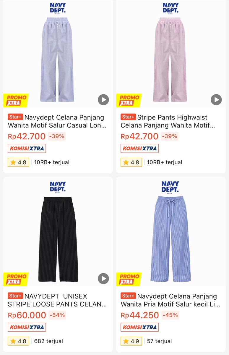 xabiruni's tweet photo. Celana viral yang wajib masuk keranjang ‼️ 🩳✨

Short &amp; long pants mulai 20ribuan aja 🔥

Nyaman dipakai dirumah sampai biat daily outfit 🤍 https://t.co/cjNgoWX8J0