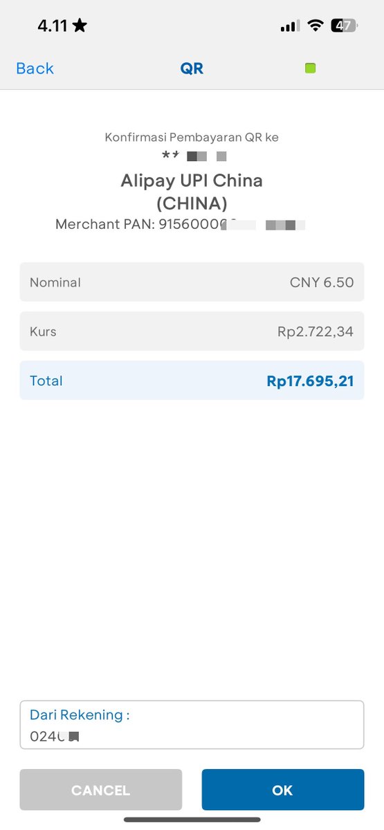 saturnj4y's tweet photo. not me just finding out we CAN top up ALIPAY with SPAY🤯💥 surprisingly rate nya also CHEAPER than gopay and bca keren sih ini :> https://t.co/CooupJB9fk