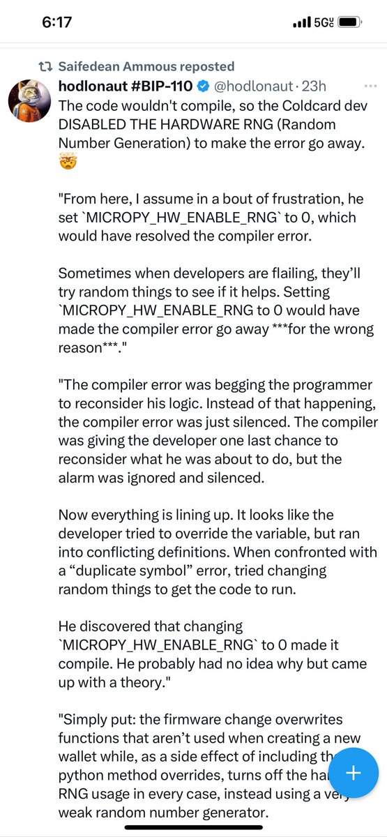 LarryChiang's tweet photo. @hodlonaut @saifedean Who amongst us tries to cancel the problem by canceling the source of the problem #ch13 https://t.co/4NvPuunuHv