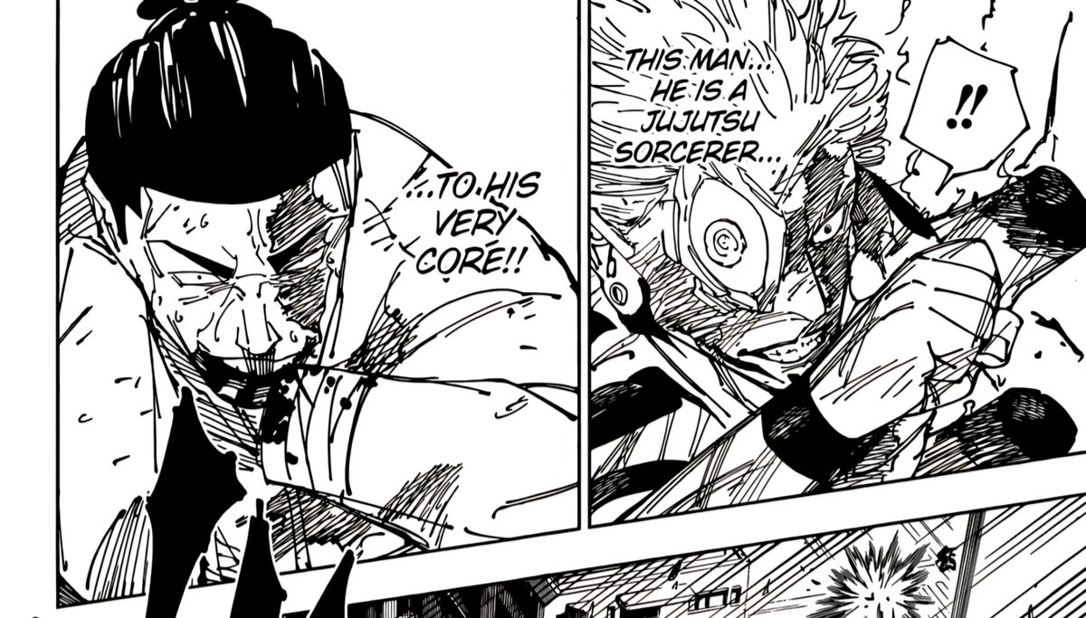 _defnotnormal's tweet photo. Y’all will see the KING OF CURSES himself praise this man for being a goated jujutsu sorcerer and will still try slandering him genuinely how https://t.co/9CsLMNTzV7