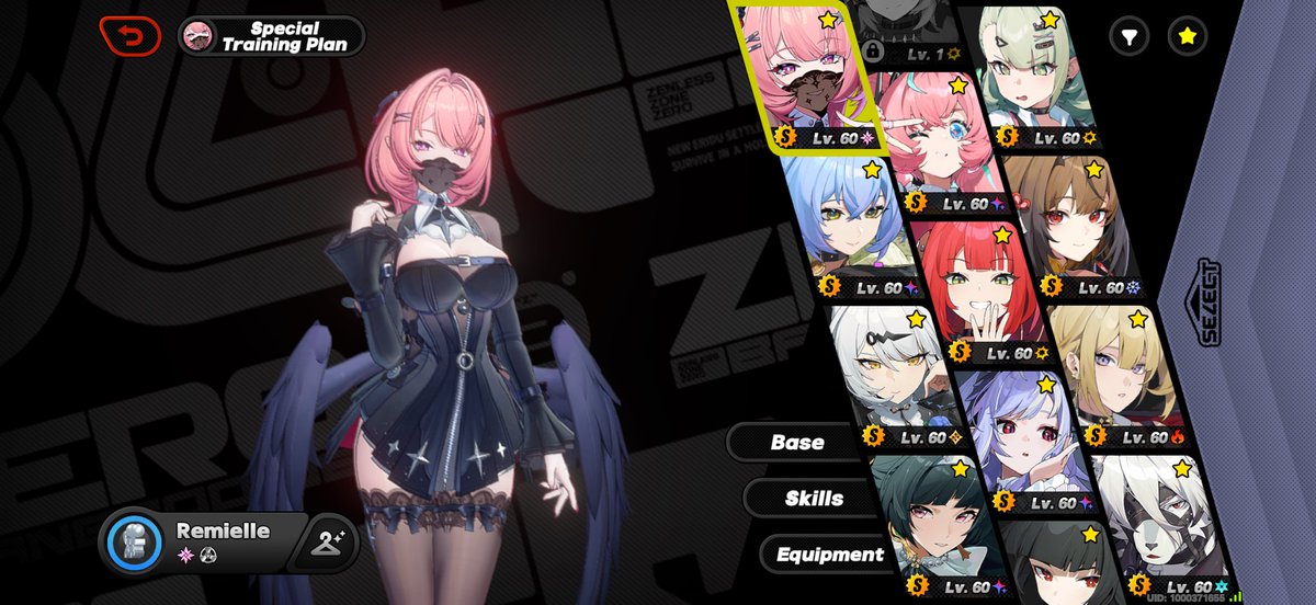 mintloll's tweet photo. @asutkyo literally me too oh my god my zzz acc actually puts every other gacha game acc i have except maybe pjsk to shame. m1 remi, astra, and vivian btw https://t.co/VZEmp48AjR