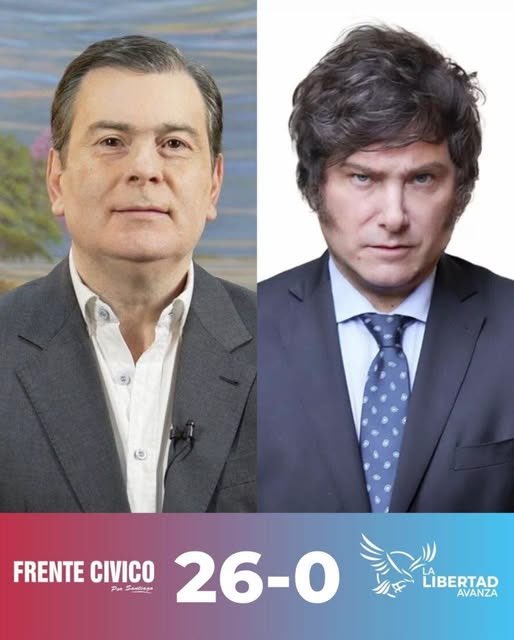 robdnavarro's tweet photo. Parece que Zamora le ganó a Milei. https://t.co/hd6oVWZRpU