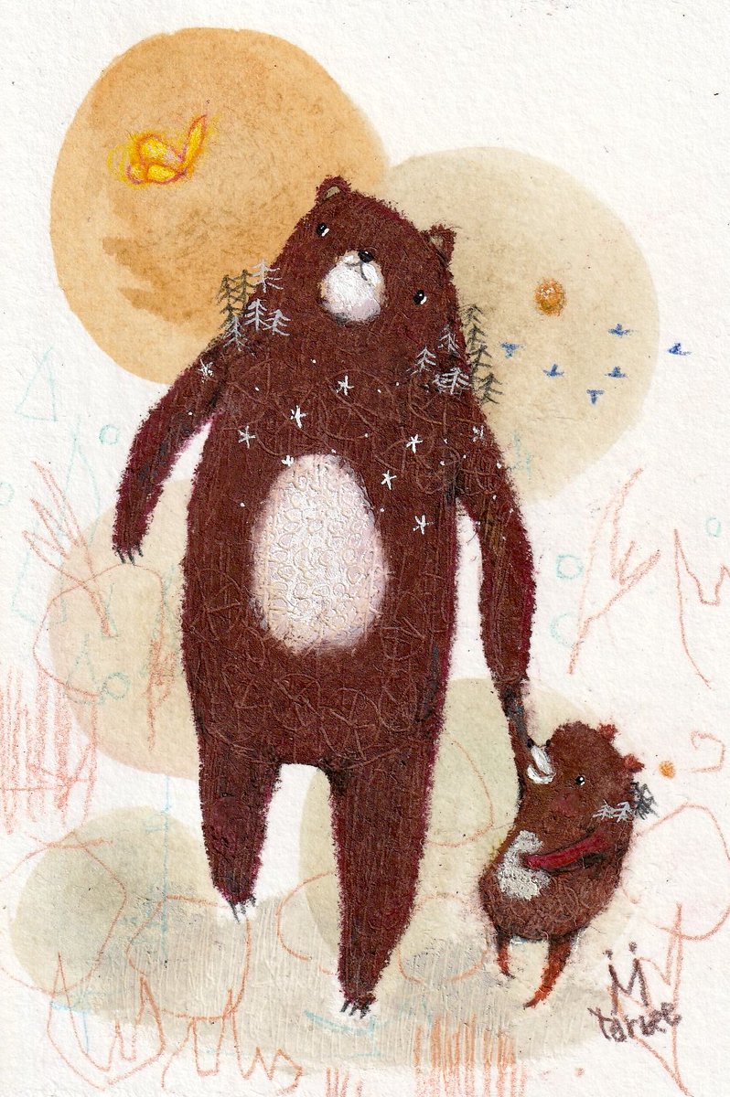 tear_monster15's tweet photo. Moving forest - bear family
うごく森 - くまのおやこ
つながりのもりは
あらたな たび のいりぐち
https://t.co/EHqgKCLSrc
#movingforest
✳︎アニメ✳︎
#どんぐりかめん
YouTubeにて配信中♪
https:/www.youtube.com@dongurikamen https://t.co/Tztodh1PD3
