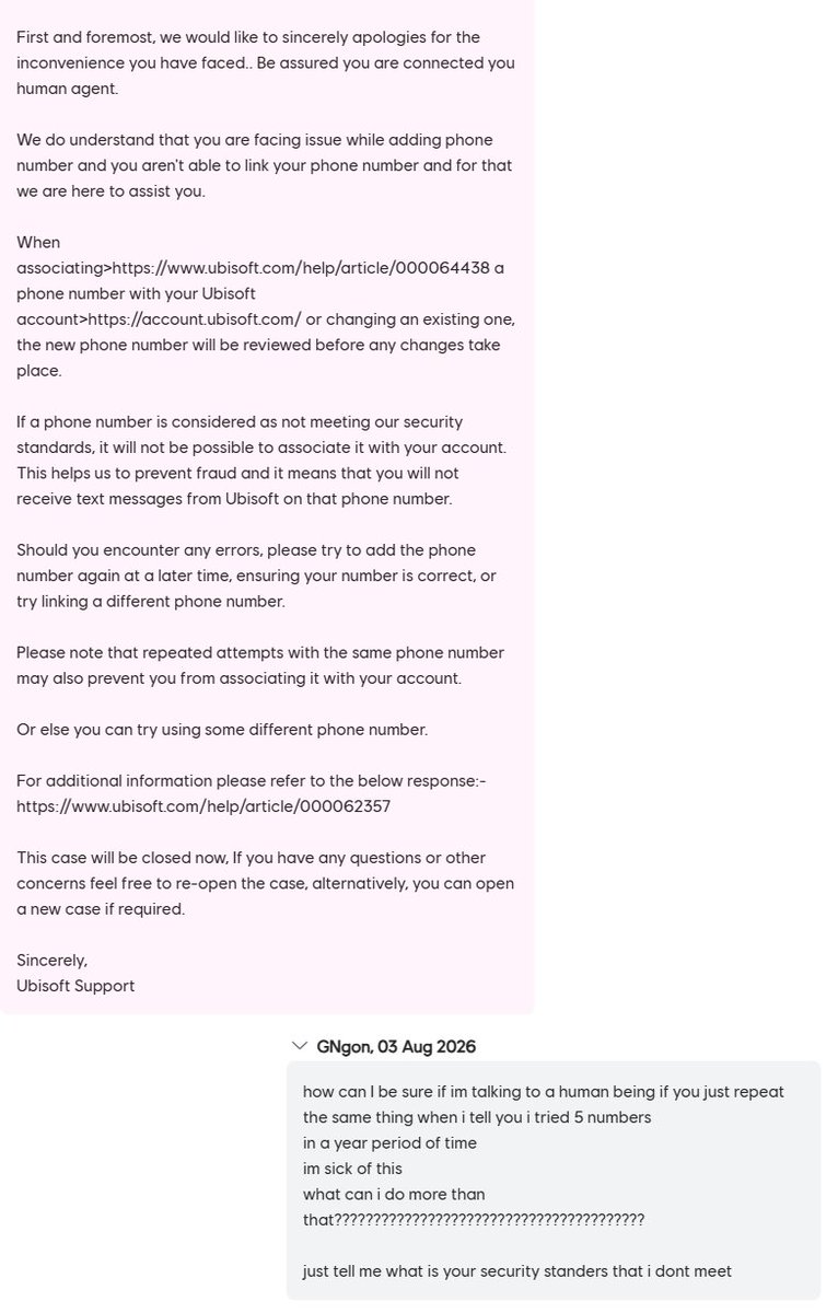 GNgun_'s tweet photo. Like are we f real? What more can I do? 
This is not real, this is so stupid 
@Ubisoft @UbisoftSupport @UbisoftME https://t.co/Wf1fujMEkG