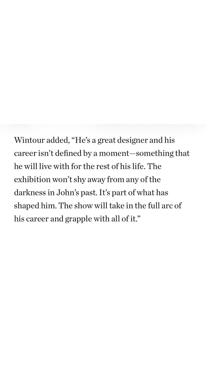 LoniLove's tweet photo. This marks only the third time a living designer is the focus of the exhibit: the first was Yves Saint Laurent in 1983 and the second was Rei Kawakubo of Comme des Garçons in 2017. Do you think this is a good look for the Met Gala? https://t.co/AbaKfTV79b