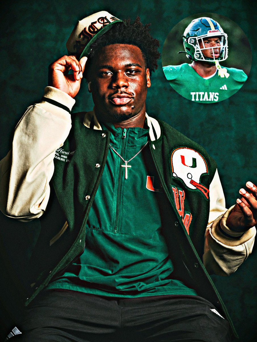 KamdynBurton_'s tweet photo. EXCLUSIVE INTERVIEW: Miami 2027 4-Star DL commit Ezekiel Ayangbile (@ZekAyangbile) is already recruiting for the Hurricanes.

He tells me why Miami was the right choice, why he believes the Canes are “already at the top,” and reveals he’s recruiting No. 1 overall recruit DJ Jacobs to join him in Coral Gables. #GoCanes 

Plus his message to Canes fans:

“We taking everything.” 👀

🔗 Full interview: https://t.co/6C82OrOcHR