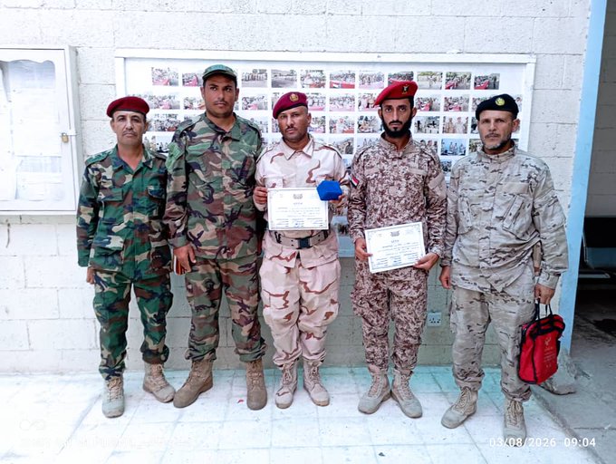 AicadenE's tweet photo. #News
Southern Forces announce the graduation of three new specialized cohorts from the Commanders and Staff Training Institute, including infantry, air defense, and the first unit dedicated to logistics, communications, and military administration
#army
#military
#South #yemen https://t.co/lZUZPaxJSZ