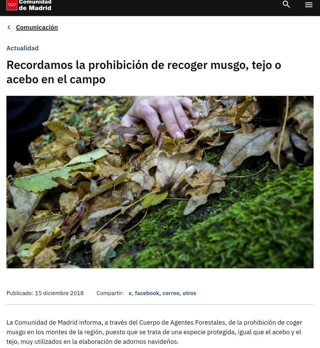 jmsanz's tweet photo. @SansnCarrasco2 @juansotoivars Si no te gusta Claude, te doy los originales. No hay problema. Artículo 414 de la ley de montes, que sigue en vigor salvo si la comunidad autónoma desarrolla su propia norma, como es el caso de Madrid. La normativa de Madrid tb lo prohíbe. https://t.co/JJocDk8xis