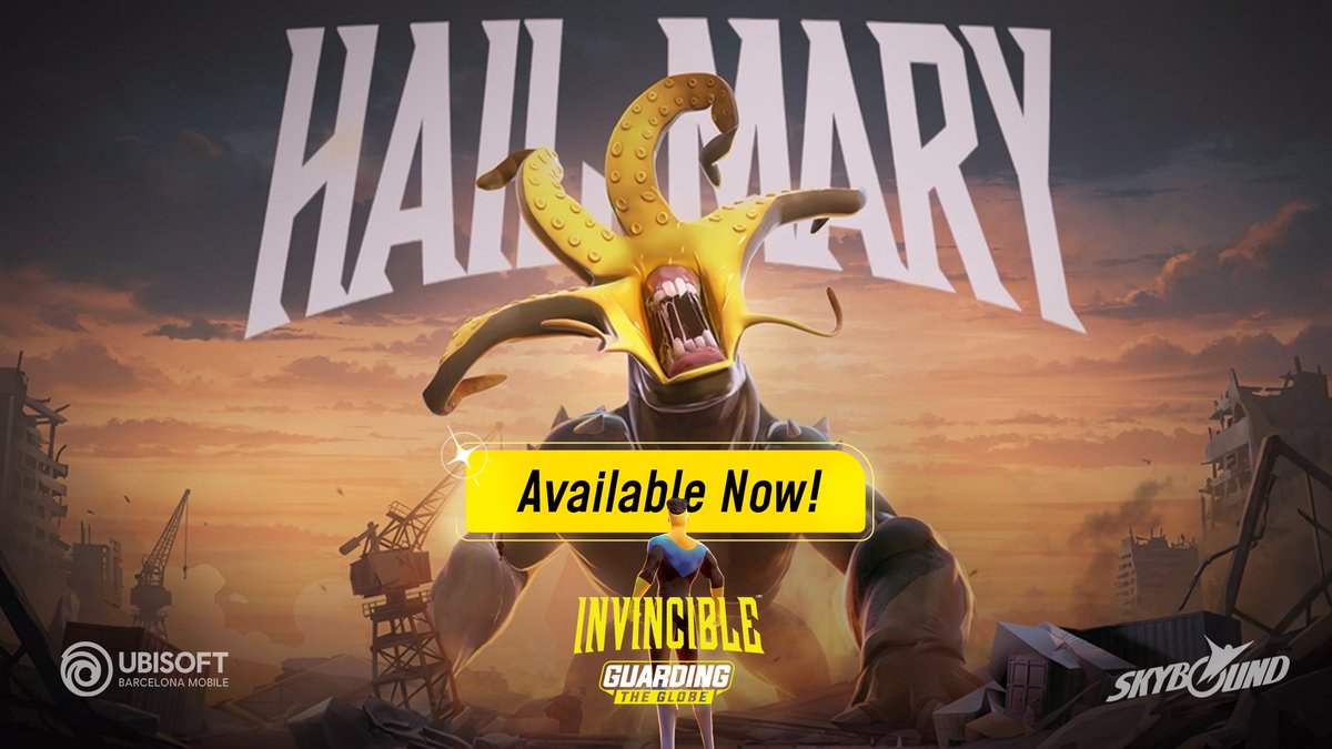 skyboundgames's tweet photo. The biggest Boss Raid has begun. Hail Mary is here.

Play Invincible: Guarding the Globe free on Google Play &amp; the App Store: https://t.co/W1aUvFNBnw https://t.co/dIfcKGmSPi