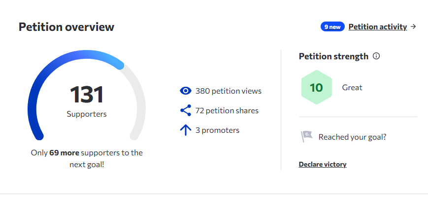 OrwellDay's tweet photo. Day 2 of the launch of the petition to ban mass surveillance in Texas.  Thank you to all who have shared it!

2 people have even paid Change to promote it.  I'll keep you posted of the results.

sign here >> https://t.co/tWY1boPlNu https://t.co/P3P9ocK63u