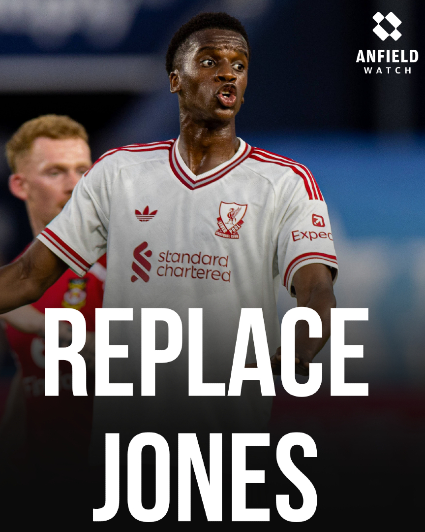 AnfieldWatch's tweet photo. Trey Nyoni could be the perfect replacement for Curtis Jones 👀👌 https://t.co/3v05oFy7W8