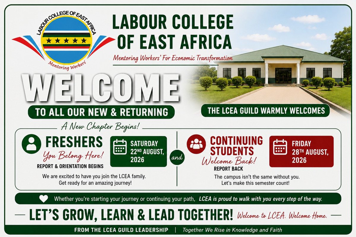 musinguzirgn's tweet photo. Let us start again...our dear freshers feel at home till we make it ,@DanzAbaho42333 the most beloved AR of all times ..,The continuing students it is the time to finish it #EducationNews #ministry https://t.co/evNW45t90t