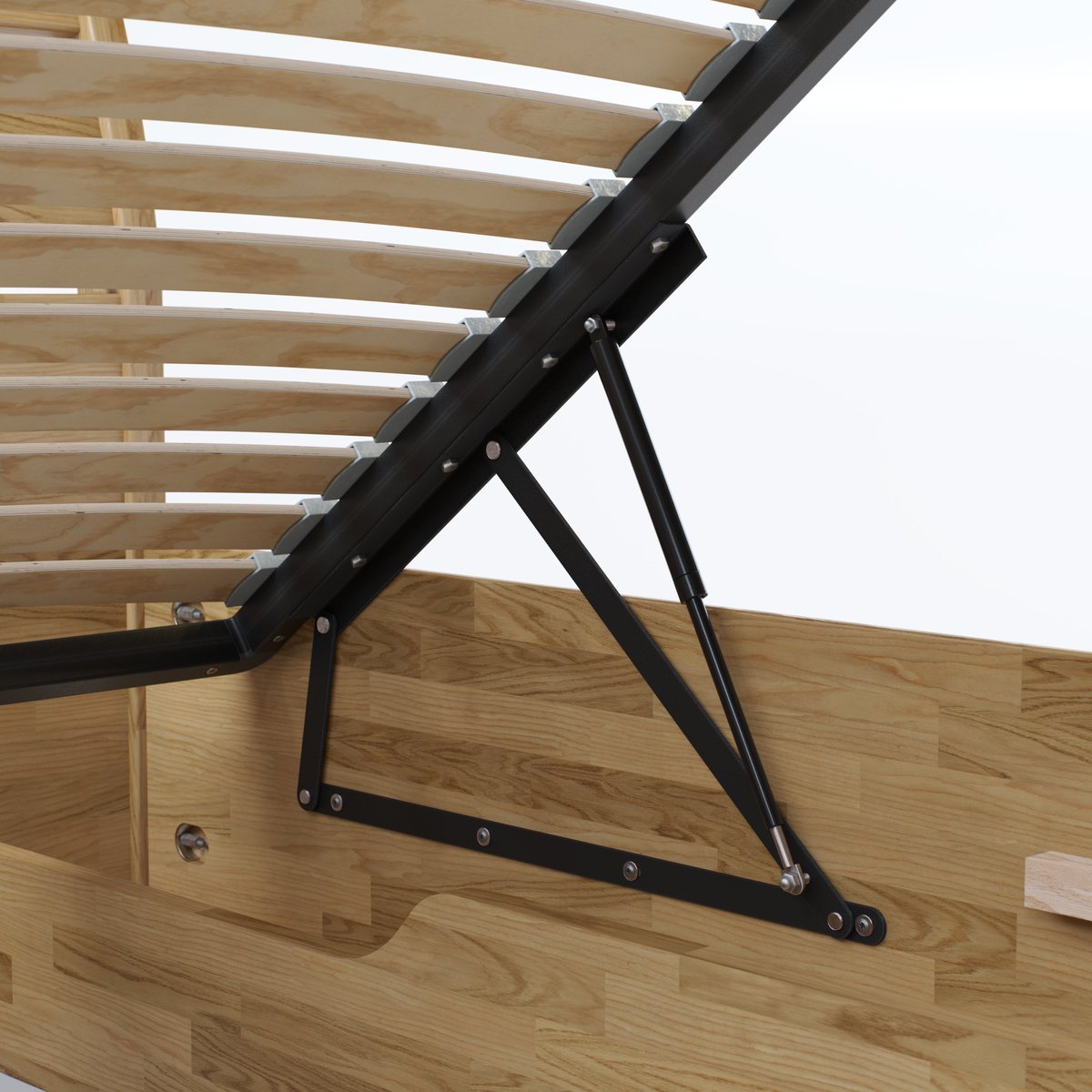 JanPetrak's tweet photo. A folding bed frame I worked on. It was the first  model where I had to use the IK Solver system. I handled  everything from modeling, through materials, animation, lighting and  rendering. #3dsmax #CoronaRenderer https://t.co/2Qv4ZScJUc