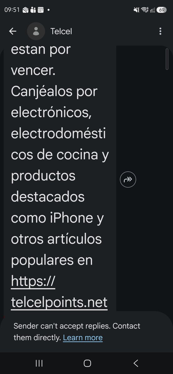 robinwillec's tweet photo. @Telcel @ServicioTelcel aviso, los estan impersonando para hacer fraude. Y el sms llega como si fuera de telcel. https://t.co/BedWKwdfQB