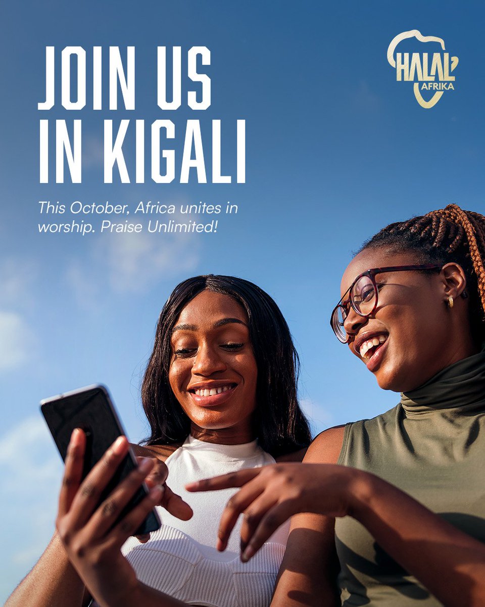 halal_Afrika's tweet photo. ... to its breathtaking landscapes and vibrant new sound of worship.
​🔥 Be part of history: Tap the link in our bio to reserve your spot today!
​#PraiseUnlimited #Kigali #Rwanda #LiveRecording #WorshipInAfrica #LandOfAThousandHills #HalalAfrika https://t.co/4FzQLYZFDk
