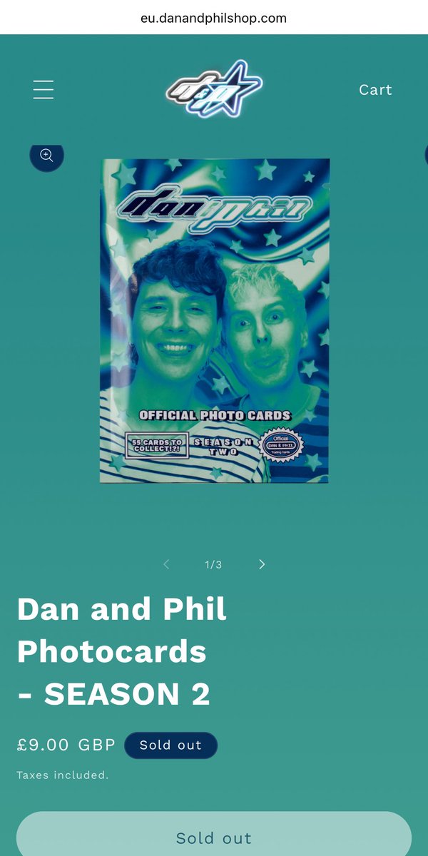 danandphilposts's tweet photo. the photocards have sold out on the eu danandphilshop https://t.co/gqs68NUh7t
