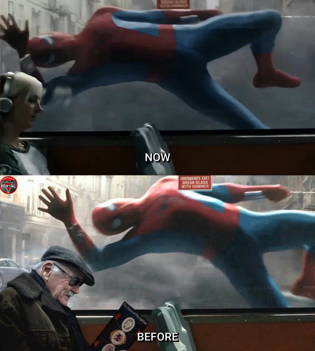 spinitbackzed's tweet photo. This could've been stan lee... https://t.co/W2sr2dS6xt