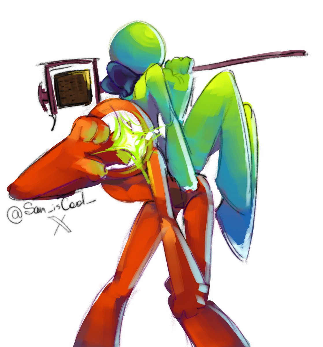Sam_IsCool_'s tweet photo. I would like to formally apologise to my past self for how much I underestimated the way this colouring is so difficult to perform. https://t.co/YHqZlot5U6
