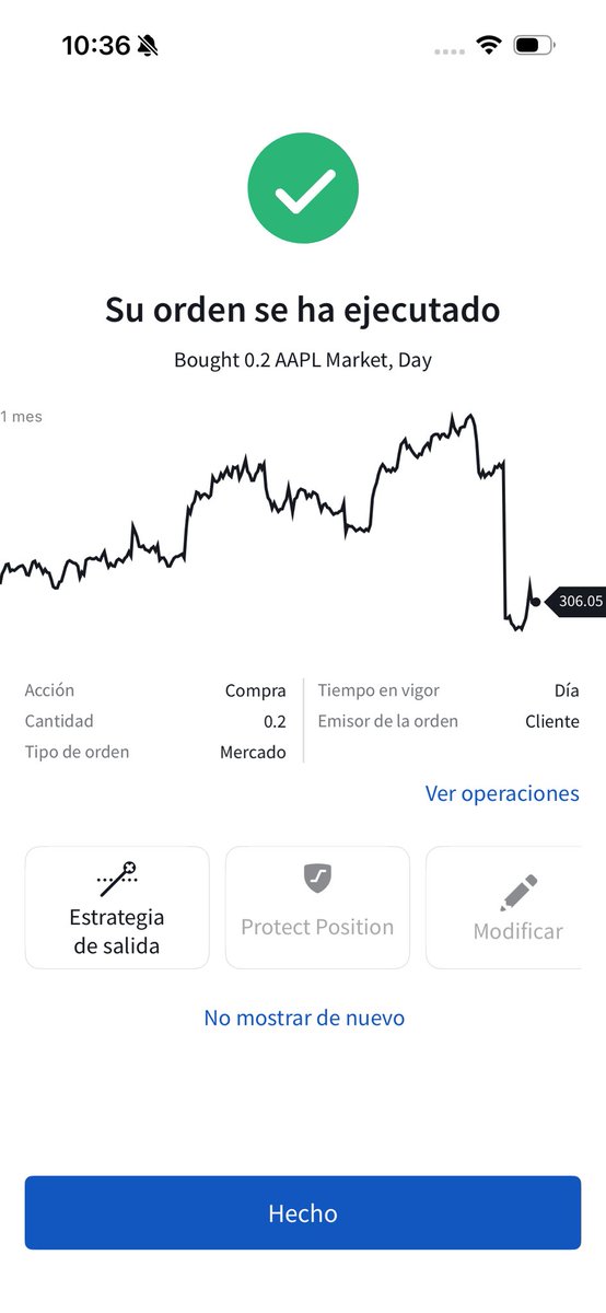 InviertHoy's tweet photo. Ampliando posiciones en #AAPL a $306,05 https://t.co/UwQ7LI9KEh