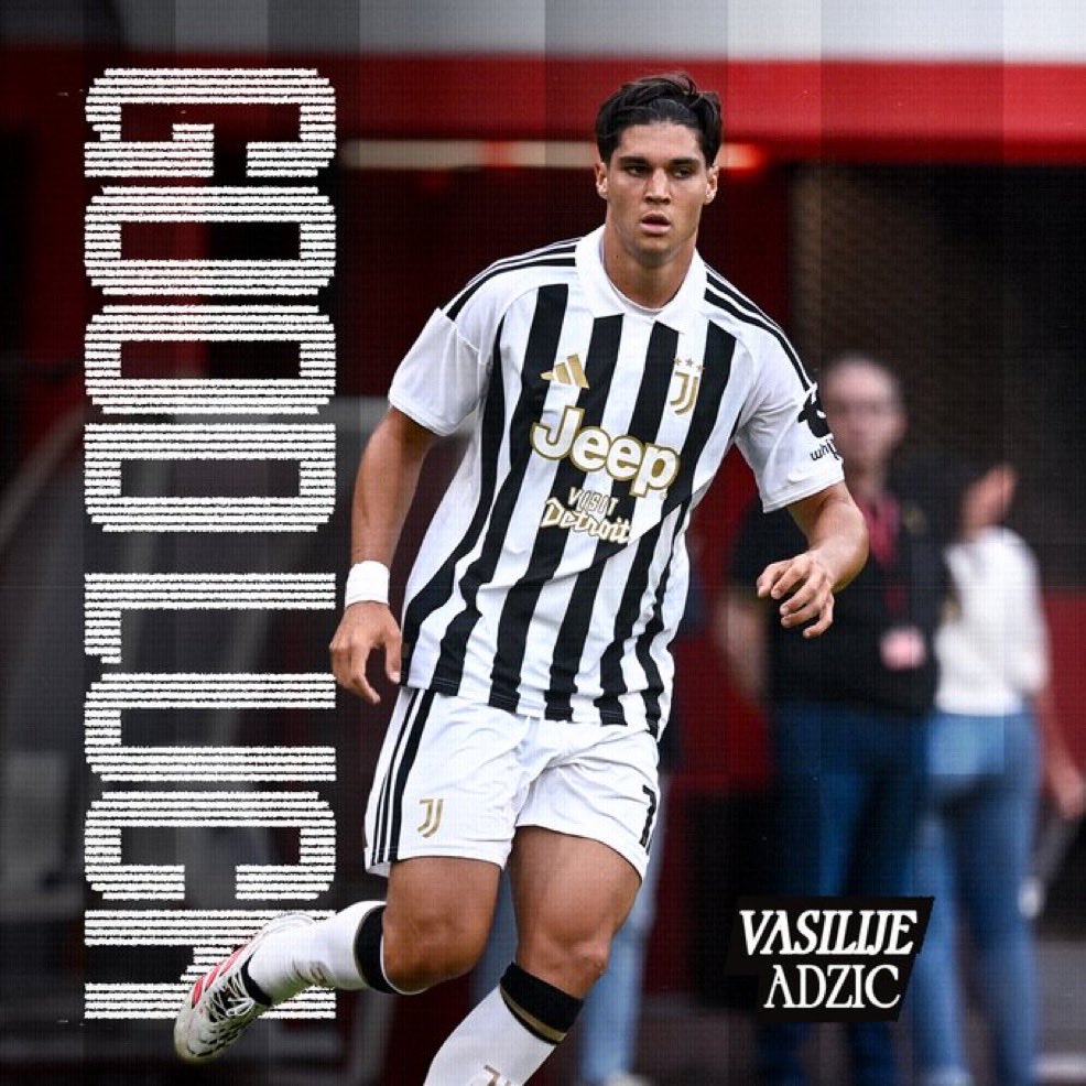 juvewire's tweet photo. Official: #Adzic joins #Sassuolo on loan. 

Transfer details:
Loan fee: €0.5M
Buyout option: €12M
Buyback option: €1.7M

Solid business from #Juventus in my opinion. https://t.co/BRgbKeO2IE