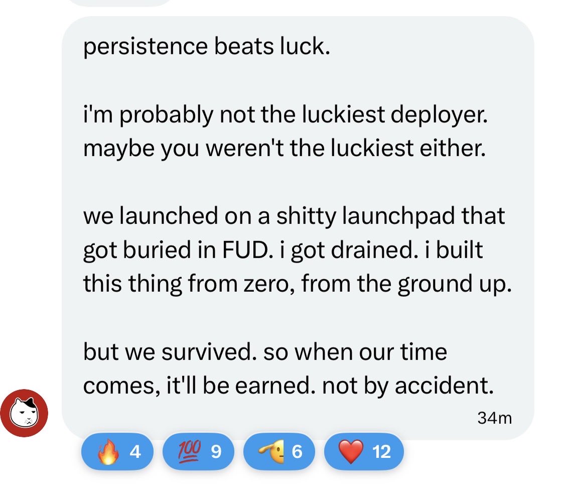 Soltolmol's tweet photo. Why I rate $KET so high: Most devs just rug or quit. @ket_on_solana is different. The man literally lives and breathes Ket.
Grinding 24/7, dropping elite CT content, and hyping the community. Success is inevitable fr. 🚀🔥
Peep of the Dev messages in X community Chat 👇 https://t.co/QfGRnc7VT3