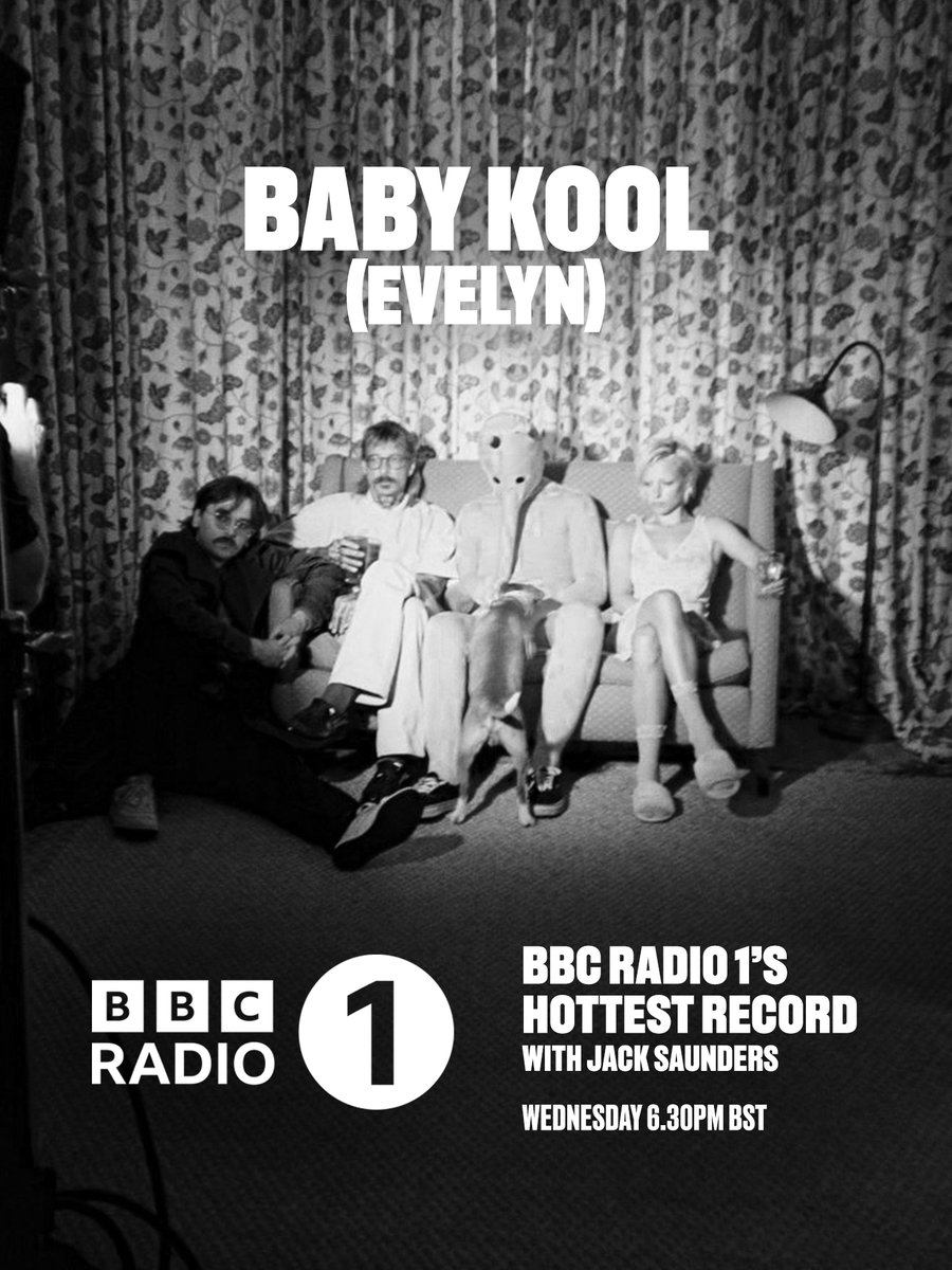 NBThieves's tweet photo. :: Gassed to announce Baby Kool (Evelyn) is the Hottest Record on @BBCR1 with Jack Saunders on Wednesday. Hear us chatting all things musical from 6.30pm BST (unfortunately sans Pink Man) 
https://t.co/dpLVvmsWmw :: https://t.co/6l43KNGTfj