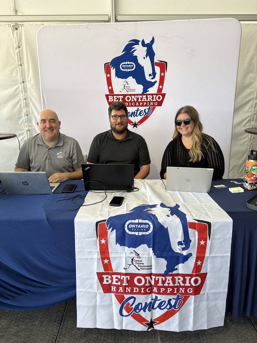 ONTRacing's tweet photo. The Bet Ontario Handicapping Contest table is all set up at @GrandRR in the tent beside the grandstand. Come play.
You must register before race 1 at 12:30.
#betontario https://t.co/DqSTxuMegE