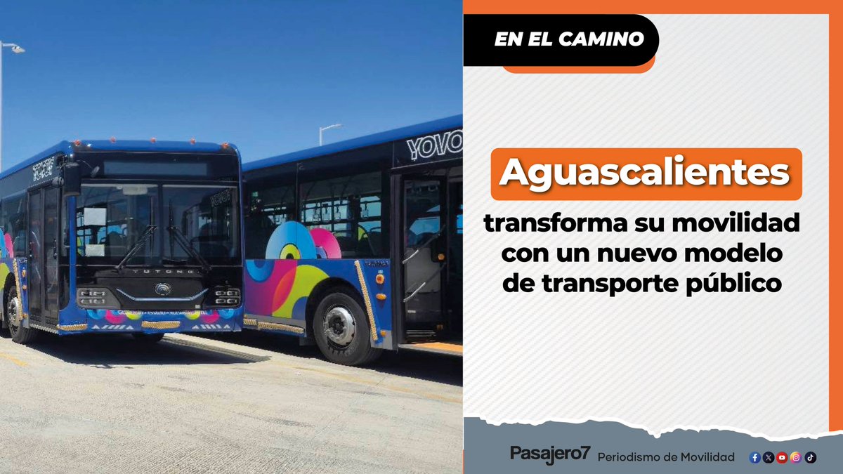 Pasajero7's tweet photo. 🚌📍 Aguascalientes comienza a materializar los resultados del nuevo modelo de movilidad que encabeza la #AMOVEA;  la incorporación de 148 autobuses ( , una inversión cercana a mil millones de pesos para proyectos de movilidad.

#LaNota:https://t.co/Pw3GQcTNu6

@CmovAgs https://t.co/Tm8vD6e7Ag