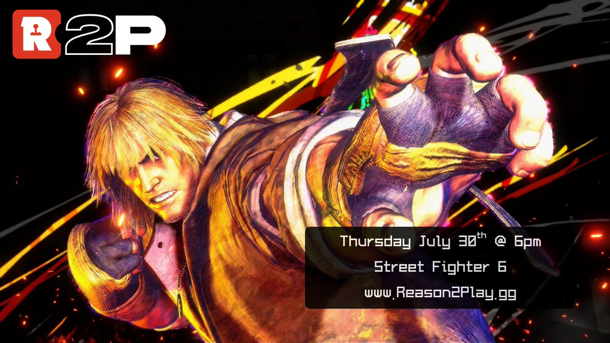 Reason2Playgg's tweet photo. Patch been good to you? Looking to test a new character? We've got you covered.

🥊Reason2Play Street Fighter 6  Cup #17
📅Thursday August 6th at 6pm BST/7PM CEST
🌐Open to all of Europe
💸£20 prize

📋Signups/Bracket: https://t.co/YQnincIMEl https://t.co/ESxxrURgr6