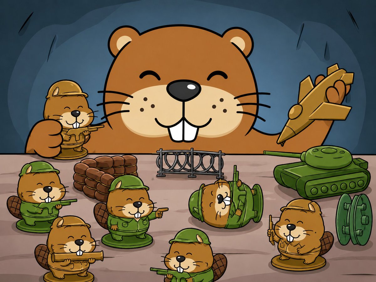Chonketha's tweet photo. The beaver isn’t in the battle...

He decides who wins 🦫

solana:HcfnJxLov6tY8i1dq9uYRRZKCvxADPpovcfkyXzdpump https://t.co/DH9Z4VaudE