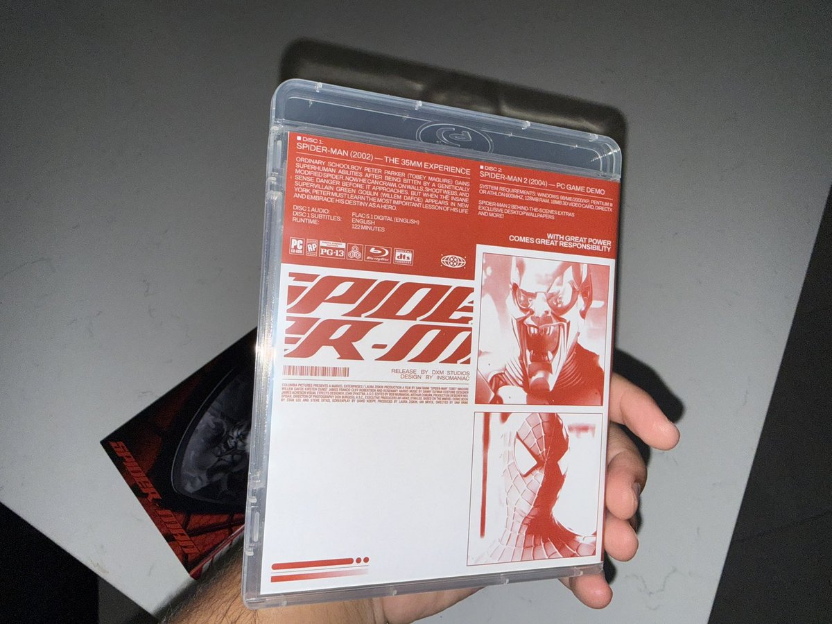 BaileyTrey5's tweet photo. My 35MM version of Spider-Man (2002) https://t.co/ZNygQ5754d