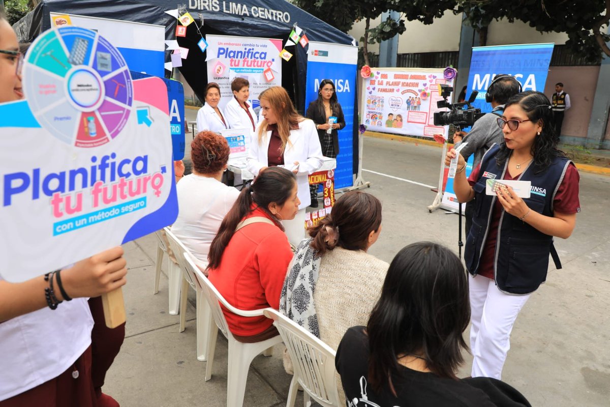 Minsa_Peru's tweet photo. #PlanificaTuFuturo 👫 | Por la Semana de la Planificación Familiar, el Minsa realiza una gran "informatón" en el Centro Materno Infantil de Magdalena, promoviendo el acceso gratuito a los servicios de consejería y a más de 18 métodos anticonceptivos en todos los establecimientos de salud del país.

Como parte de esta iniciativa, establecimientos de salud brindarán atención en horario extendido los sábados y domingos, del 3 al 16 de agosto, permitiendo que mujeres y varones en edad fértil accedan con mayor facilidad a consejería especializada y a métodos anticonceptivos gratuitos. 

Conoce más: https://t.co/xmyz7FR2Iw