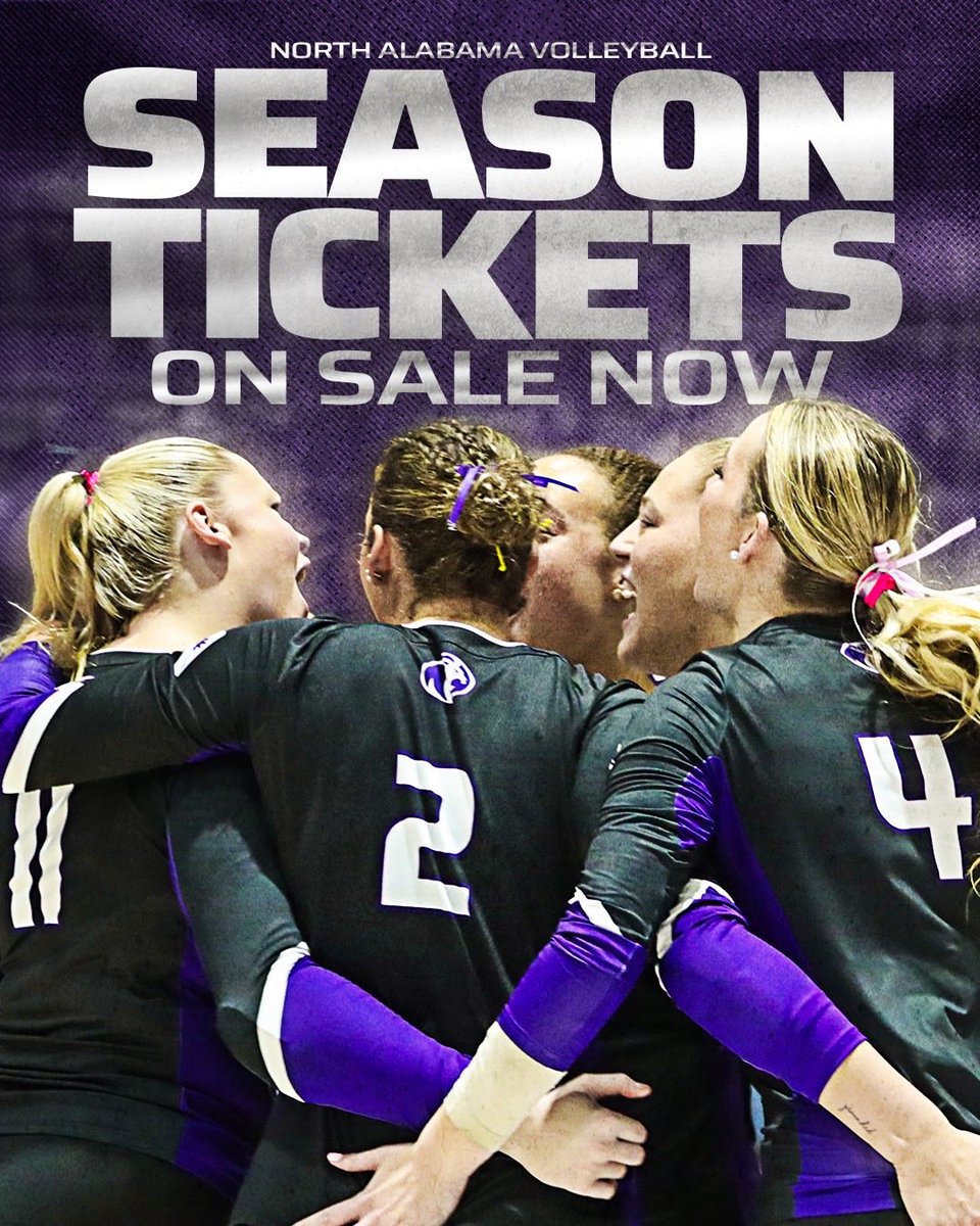 UNAAthletics's tweet photo. Volleyball is better together💜

Be apart of every home match this season and secure your season tickets today at https://t.co/xx14pTEDD2! https://t.co/SFRlwXDqPw