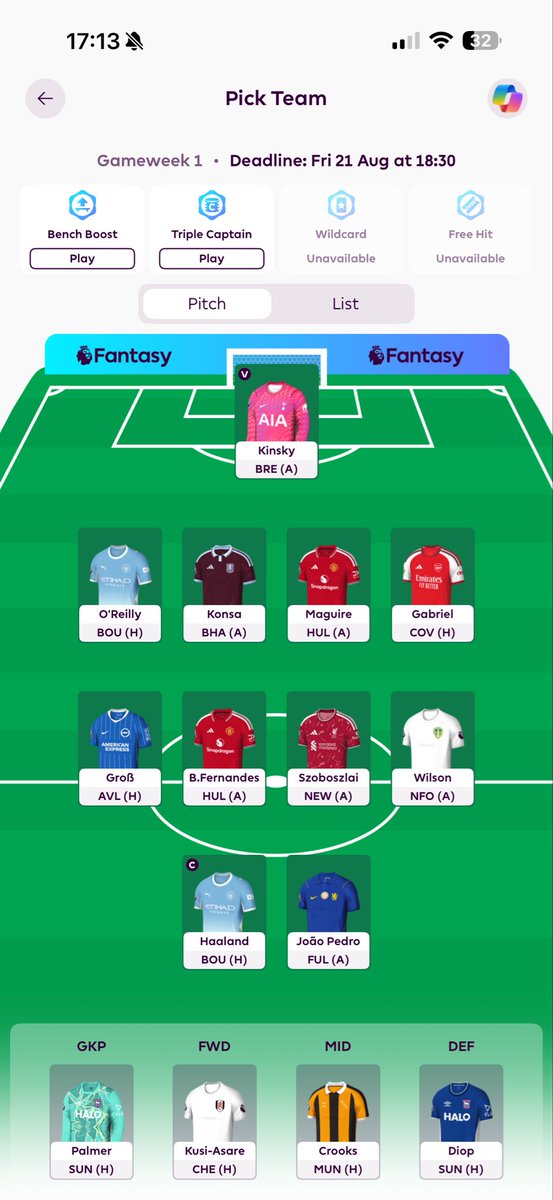 Jakejsull's tweet photo. @FPL_White Do your worst https://t.co/FaBoqiRze4