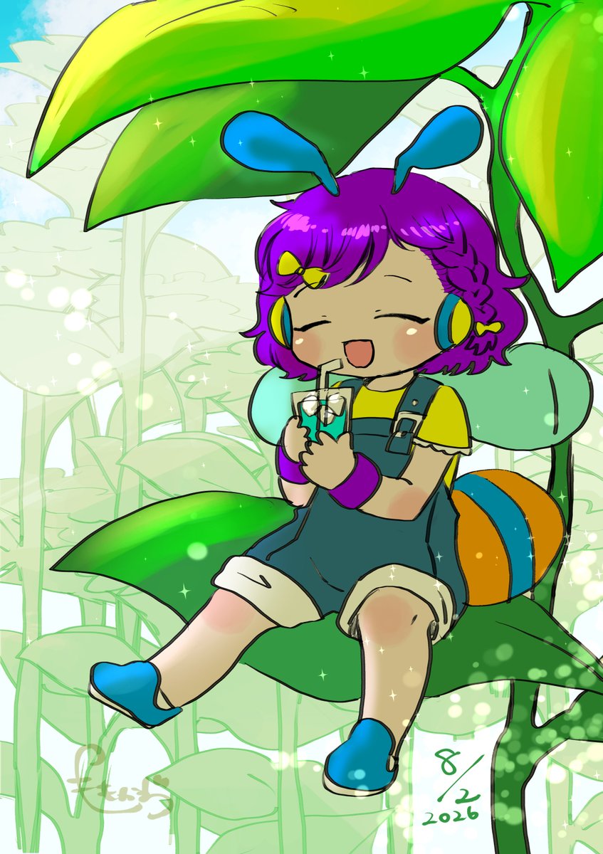 holiar328bee's tweet photo. 今月は八月なので、キャンディちゃん含め蜂娘を毎日描くのを目標にしています！
#はちがつなので蜂娘描く https://t.co/hq9relWRYP