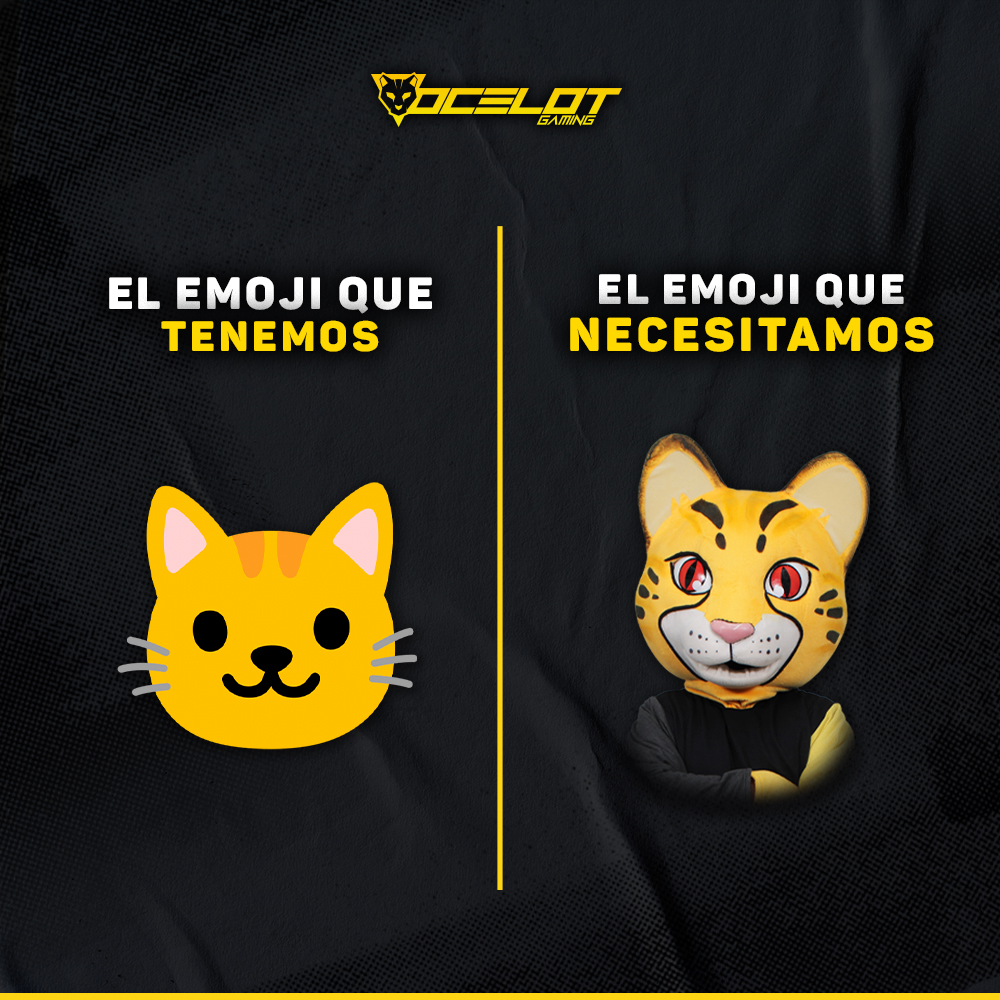 OcelotGamingMX's tweet photo. Nosotros también merecemos nuestros emojis personalizados
#KeepHunting #emoji https://t.co/pEt3bvmthq