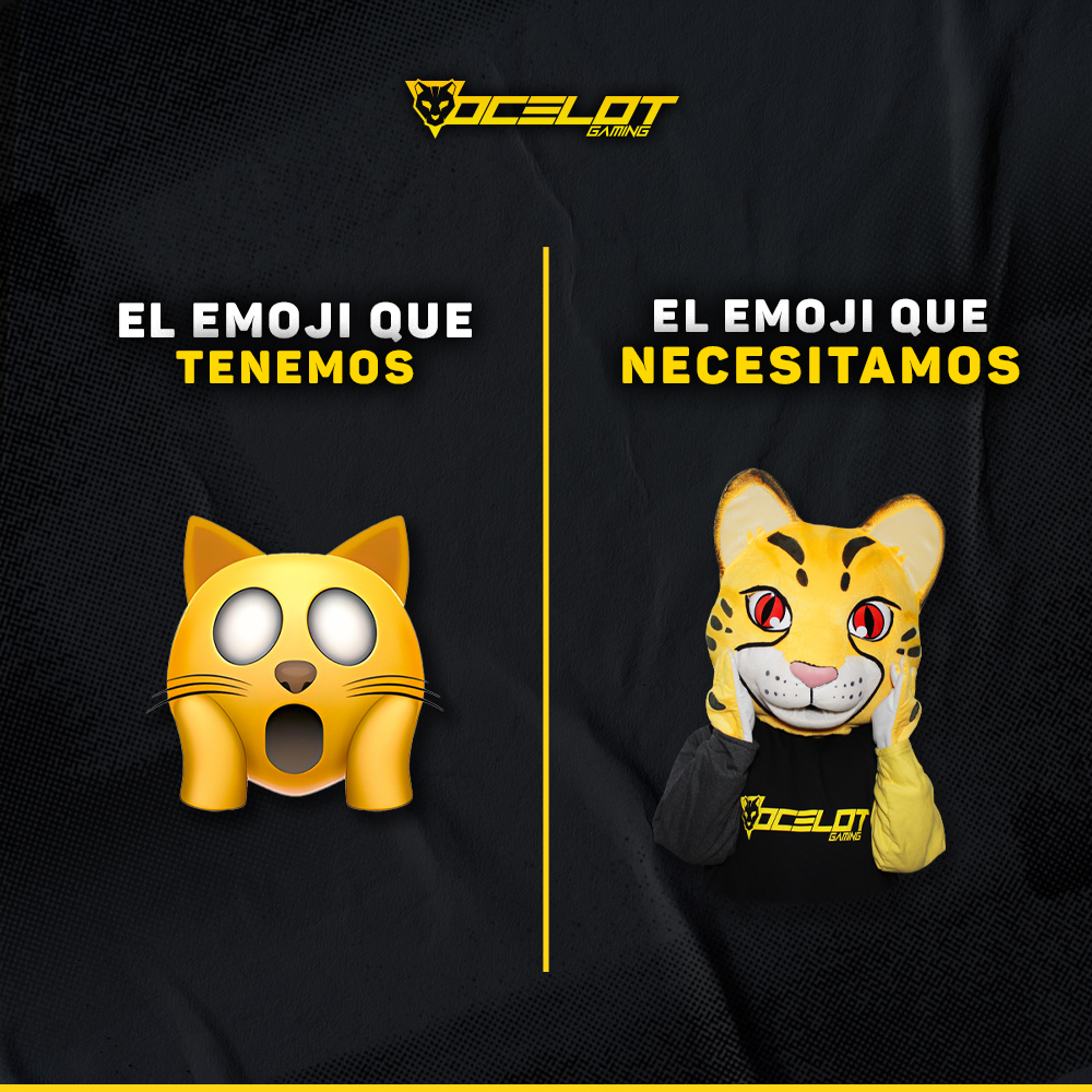 OcelotGamingMX's tweet photo. Nosotros también merecemos nuestros emojis personalizados
#KeepHunting #emoji https://t.co/pEt3bvmthq