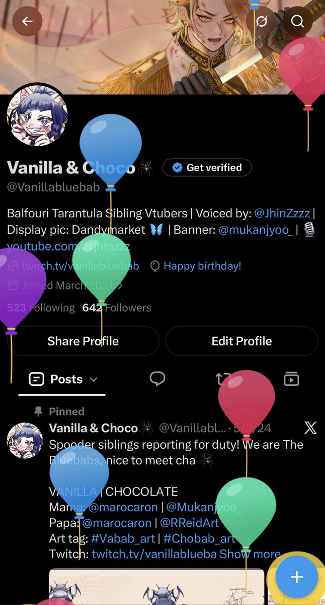 Vanillabluebab's tweet photo. 🥰🕷️🕸️🎂 https://t.co/xldRJ1OJ4M