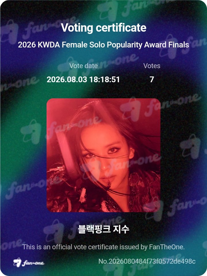 CaptainMarieuh's tweet photo. @JSVOTINGTEAM @NEWSJISOO @PortalJisoo_ @ForeverKimJisoo @JisooBrasil @KIMJISOOINDIA @jisooschart @updatekimjisoo @sooyaaph https://t.co/n0qapNTbyb
