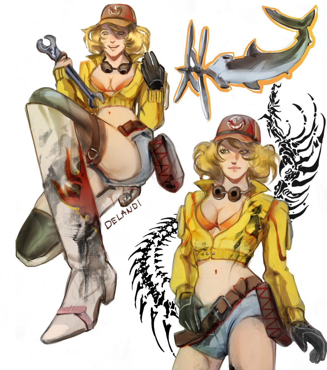 Delandi_art's tweet photo. Cindy Aurum 
her fluffy hair is so pretty ˚.🎀༘⋆
#cindy #FFXV #ff15

anyone wanna be #artmoots? https://t.co/IZ6nUgMfn8