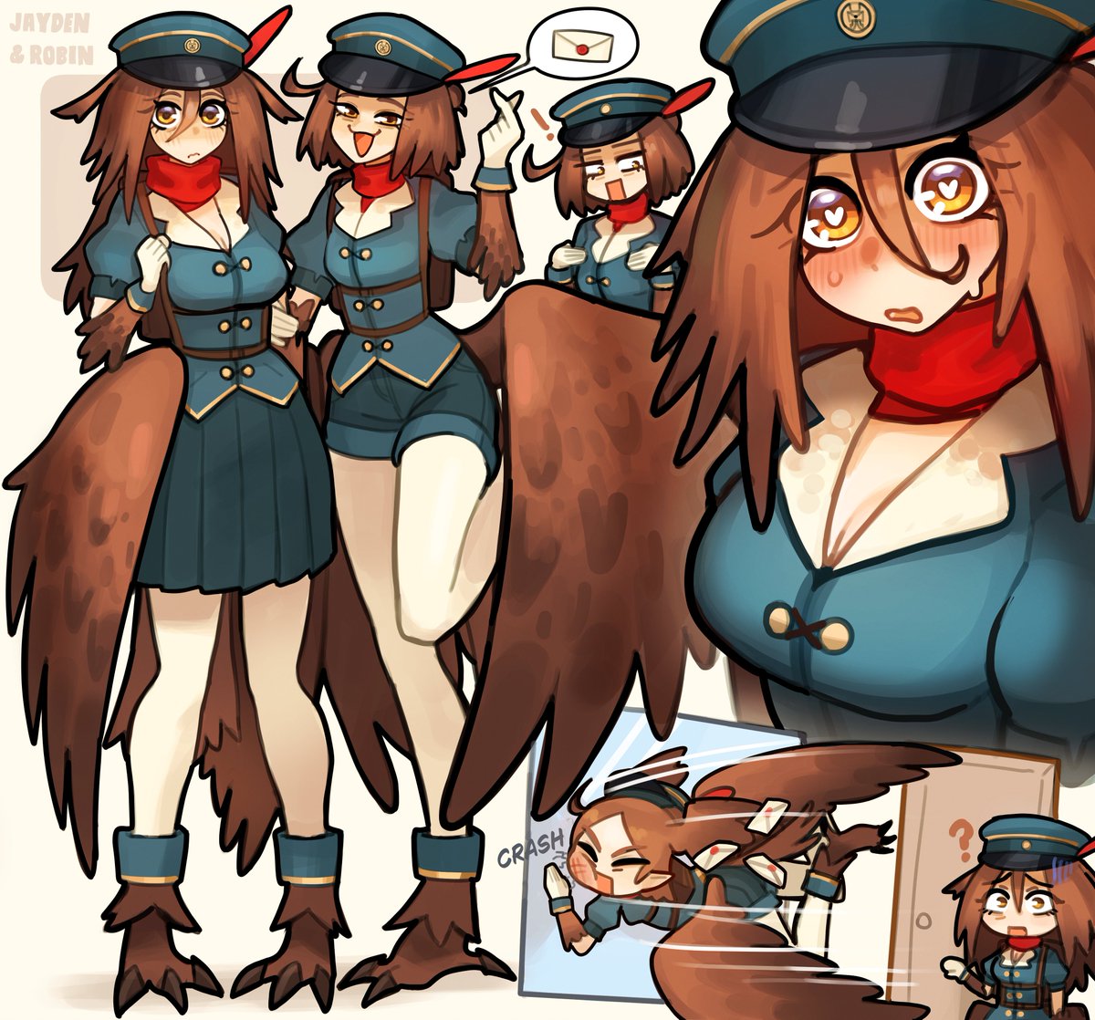 YoAdrianDK's tweet photo. Jayden and Robin the Harpy Sisters https://t.co/MytMUyB8ht