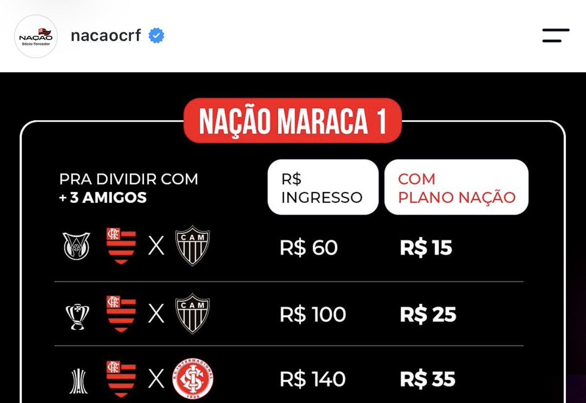 ddmartinss's tweet photo. Oitavas de libertadores 2025 x 2026.

Aumento de 46% no ingresso. 
Isso sem contar o ST que teve um aumento de 28,18%.

É tirar a gente pra otario, né? @NacaoCRF @Flamengo 
Vocês merecem uma arquibancada medíocre. https://t.co/zxfLeLlrd7