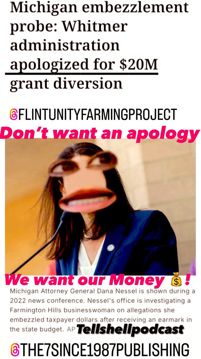 CRights101's tweet photo. @jenmarshall999 @FlintUFPUganda @GovWhitmer @MISenate @VP @sbmlgbtq @KevinKijewski @PJQualityGuru @Th_Midwesterner #DelmondMarshall author of #tellshellpodcast 1st 3๐ &
#flintunityfarmingproject ๐บ๐ธ Donโt want an apology for #faybeydoun ,
he want 48.6m #benhmarshallact for 10 years & 4467 proof of community service @GovWhitmer @MIAttyGen @USAttyMcSwain plz see ALT
https://t.co/7g7byO8vRv https://t.co/98CM64DFnk
