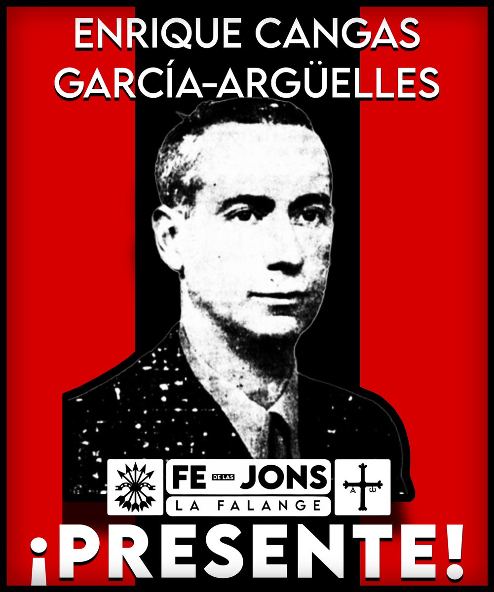 fe_asturias's tweet photo. Tal día como hoy de hace 90 años, el 3 de agosto de 1936, cae en la Defensa de Oviedo uno de los máximos exponentes del Nacional-Sindicalismo asturiano: Enrique Cangas García-Argüelles.

(Sigue) 👇🏼 https://t.co/Aq0AInhiY7