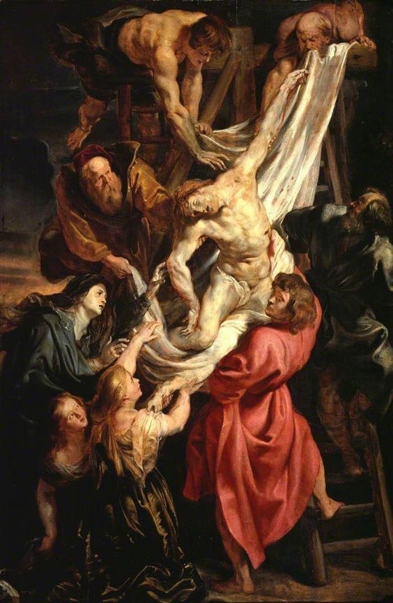 Dominiquepucini's tweet photo. La Descente de Croix (1617)
Pierre Paul #Rubens
Palais des Beaux-Arts de Lille. 
« L'œuvre se caractérise par une intensité émotionnelle forte, une composition dynamique et des couleurs vibrantes, typiques du style baroque de Rubens » https://t.co/sU6BN1q0hs